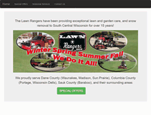 Tablet Screenshot of lawnrangersportage.com